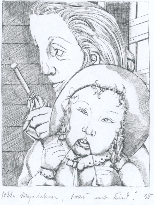 Frau mit Kind